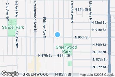 Map image of the property - 8752 Dayton Ave N