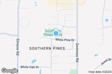 Map image of the property - 822 White Pine Dr