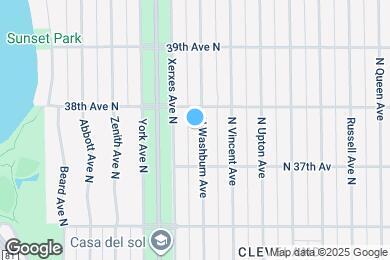 Map image of the property - 3739 N Washburn Ave