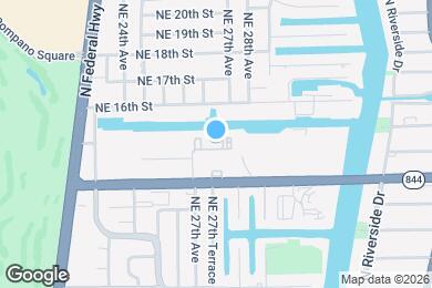 Map image of the property - 2747 NE 15th St