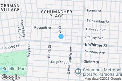 Map image of the property - 414-416 E. Whittier St