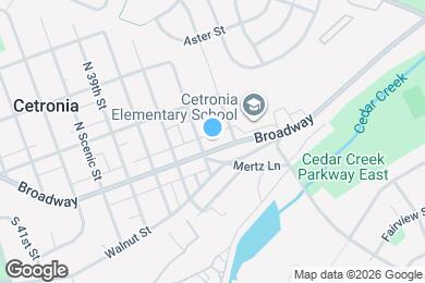 Map image of the property - 3721 Broadway