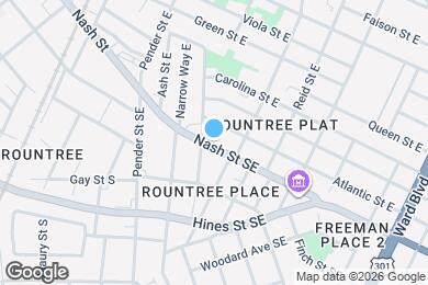 Map image of the property - 905 Nash St E