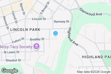 Map image of the property - 335 Bradley St