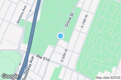 Map image of the property - 318 Grove St