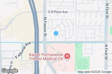 Map image of the property - 336 E Alluvial Ave