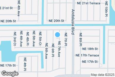 Map image of the property - 1820 NE 7th Ave