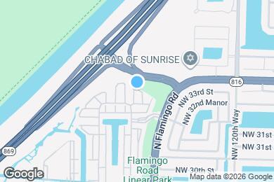 Map image of the property - 3390 NW 125th Ave