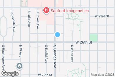 Map image of the property - 1716 S Grange Ave