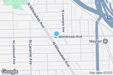 Map image of the property - 5037 W Montrose Ave