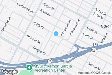 Map image of the property - 3220 E 6th St