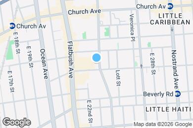 Map image of the property - Beautifully Renovated 2-Bedroom Apartment in Flatbush