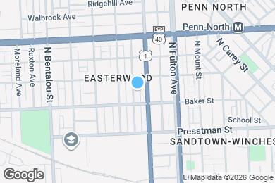 Map image of the property - 1625 Appleton St