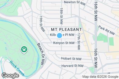 Map image of the property - 3110 18th St NW