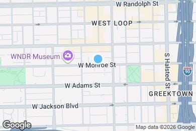 Map image of the property - 1039 W Monroe St