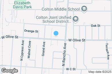 Map image of the property - 845 W Olive St