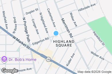 Map image of the property - 122 Edgerton Rd