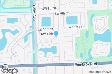 Map image of the property - 9811 SW 13th Ct