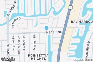 Map image of the property - 1807 NE 18th St