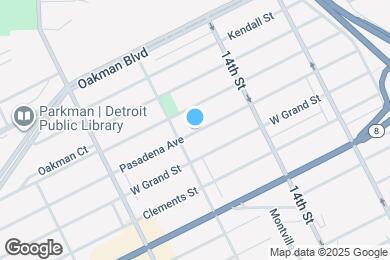 Map image of the property - 2310 Pasadena St