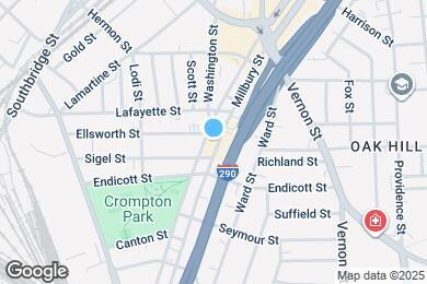 Map image of the property - 132 Millbury St