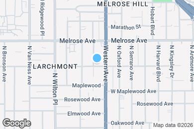 Map image of the property - 602 N Manhattan Pl