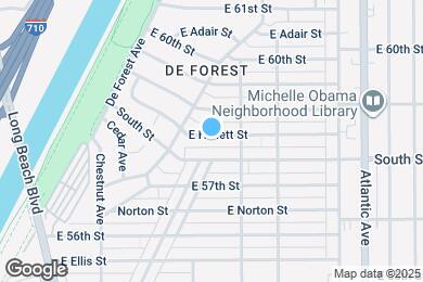 Map image of the property - 218 E Hullett St