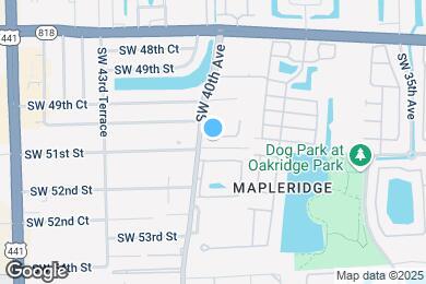 Map image of the property - 3961 SW 51st St
