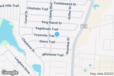 Map image of the property - 8824 Yosemite Trail