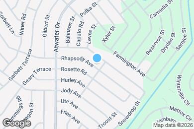 Map image of the property - 5454 Rhapsody Ave