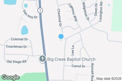 Map image of the property - 1709 Lexington Rd