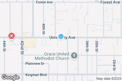 Map image of the property - 3818 University Ave