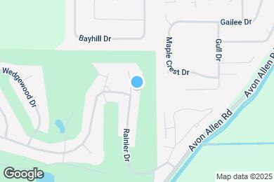 Map image of the property - 12371 Rainier Dr