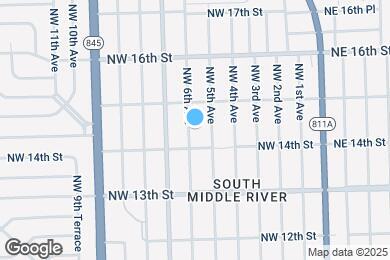Map image of the property - 1416 NW 6th Ave