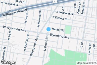 Map image of the property - 13 Wyoming Ave