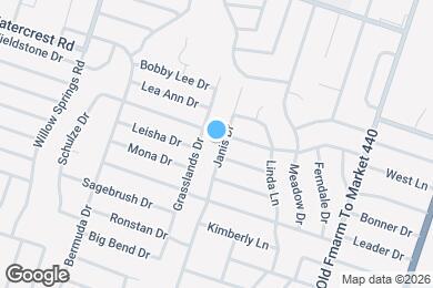 Map image of the property - 1503 Janis Dr