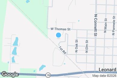 Map image of the property - 421 W Thomas St