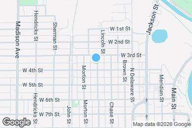 Map image of the property - 319 Lincoln St