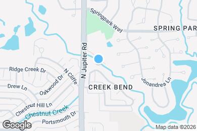 Map image of the property - 3333 Creekbend Dr