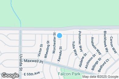 Map image of the property - 5561 Xanadu St