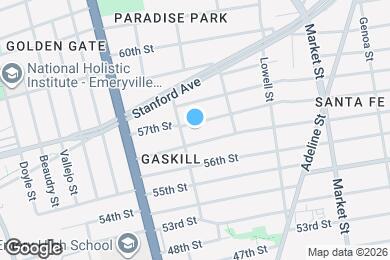 Map image of the property - 1039 57th St