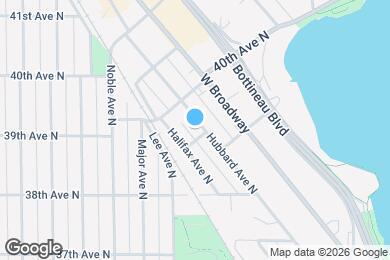 Map image of the property - 3935 Hubbard Ave N