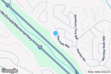 Map image of the property - 2205 Thicket Ct