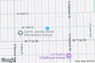 Map image of the property - 7018 S Sangamon St