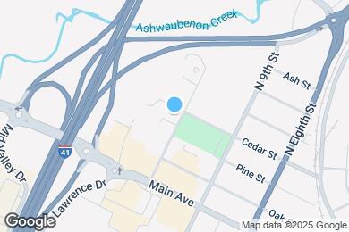 Map image of the property - 1001 Cedar St