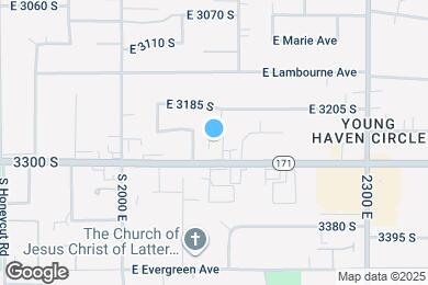 Map image of the property - 2111 E 3300 S