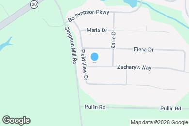 Map image of the property - 1609 Zachary's Way