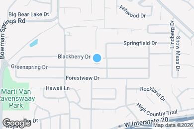 Map image of the property - 6707 Greenspring Dr