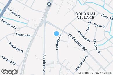 Map image of the property - 3826 Conway Ave