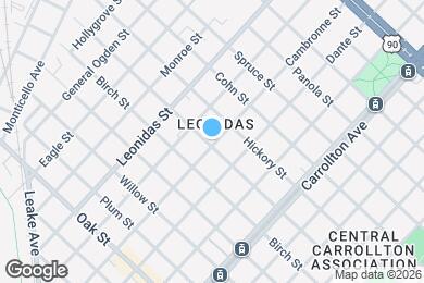 Map image of the property - 1702 Cambronne St